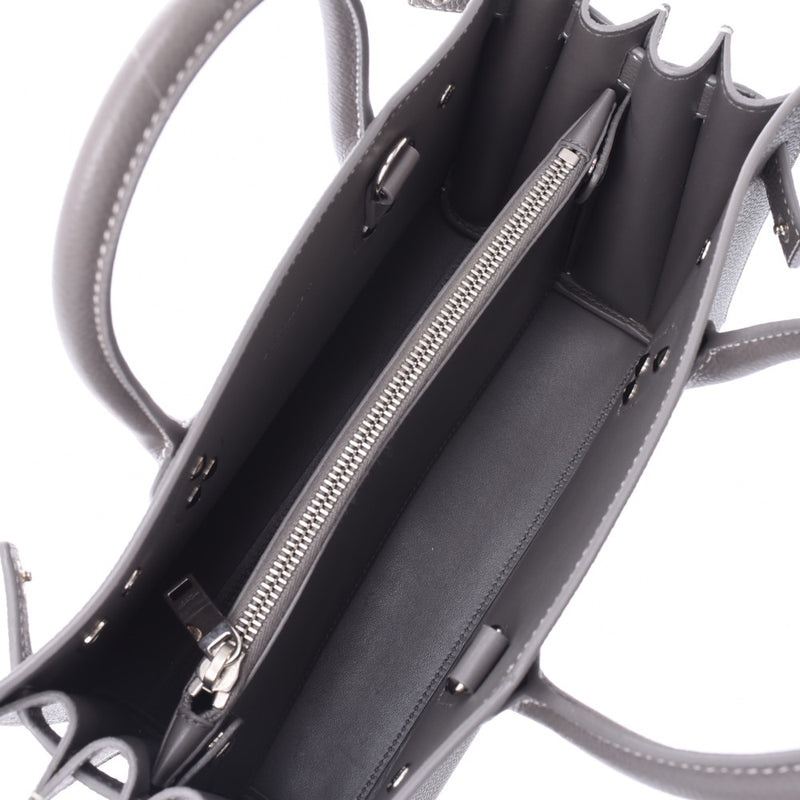 イヴサンローランサックドジュール ベイビー 2WAY グレー レディース