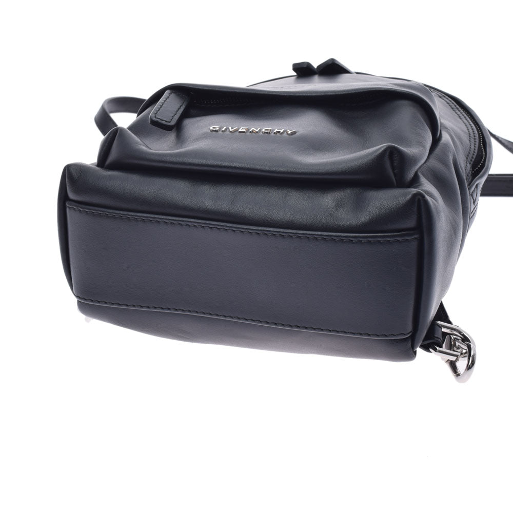 ジバンシィミニバックパック ブラック シルバー金具 レディース レザー