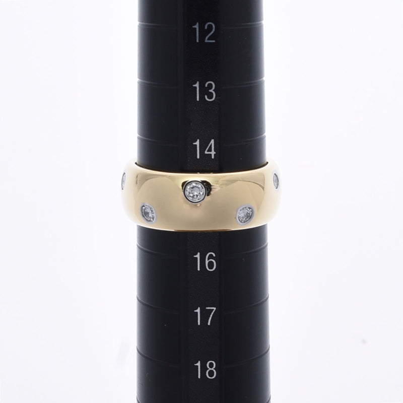 ティファニードッツ リング ダイヤ レディース K18イエローゴールド