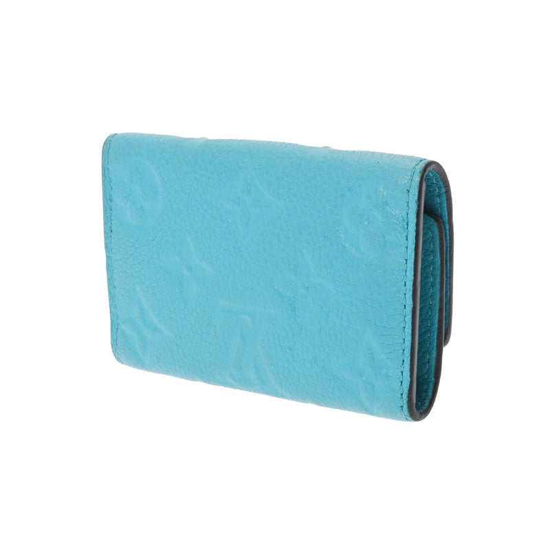 ルイヴィトンミュルティクレ 6 43006 ターコイズ レディース レザー