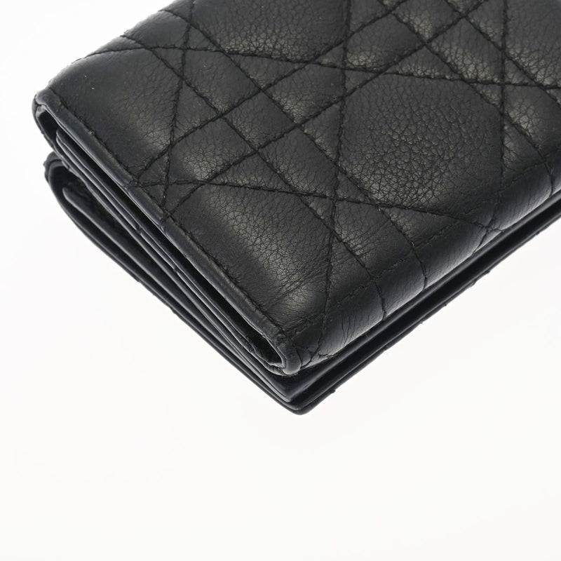 クリスチャンディオールレディディオール コンパクトウォレット 黒