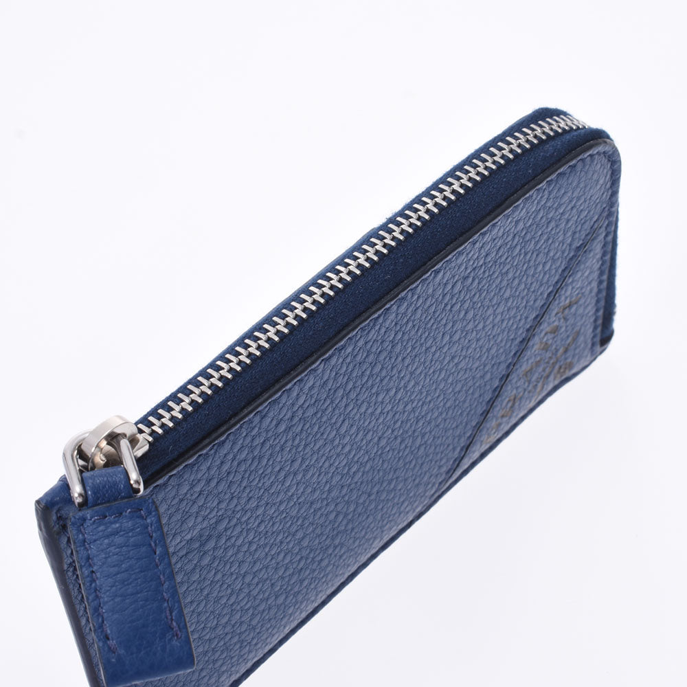 極美品】プラダ 2MC021 ケース 小銭入れ ネイビー グリーン IC 美品