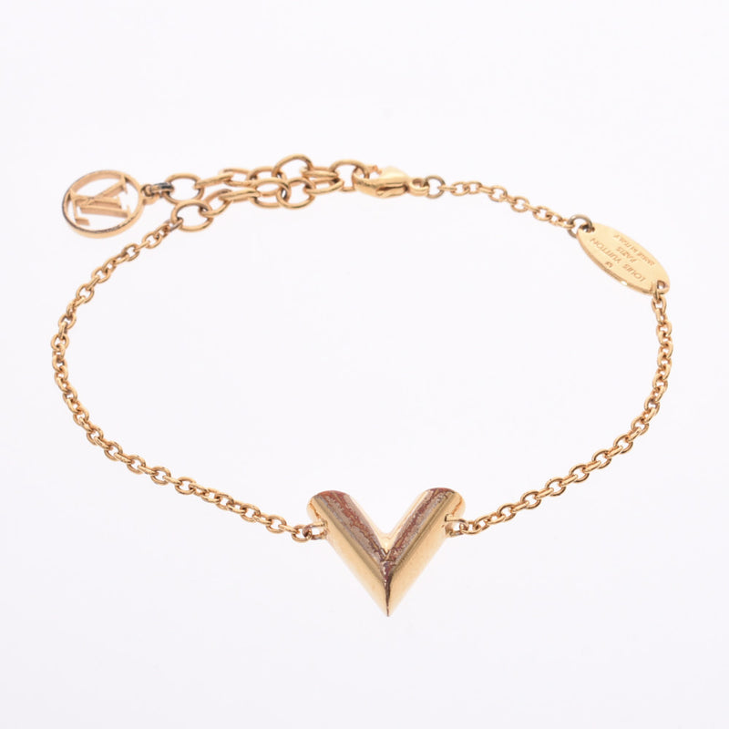 ルイヴィトンエッセンシャル V ゴールド レディース ブレスレット