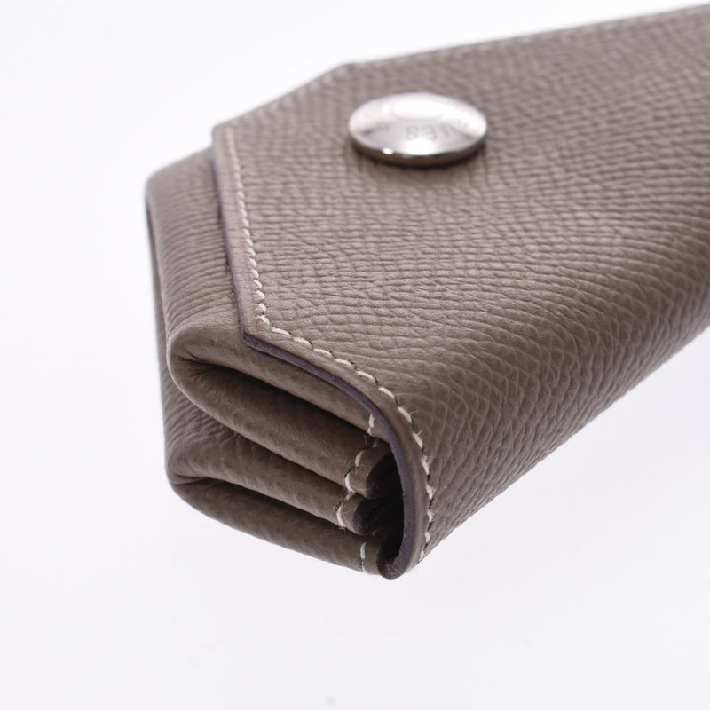 エルメスルヴァンキャトル 小銭入れ エトゥープ SV金具 A刻印(2017年頃