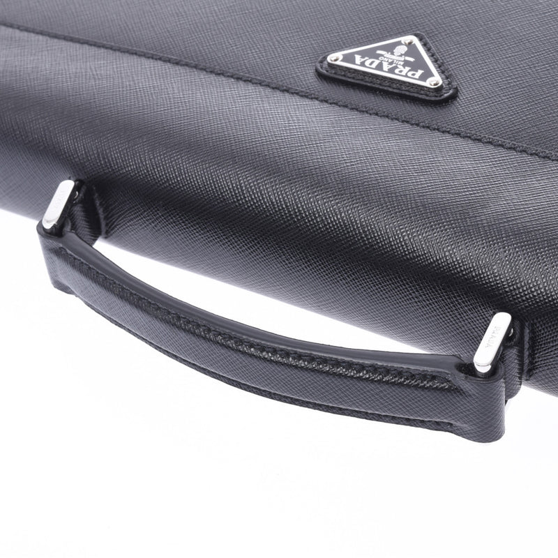 プラダブリーフケース 黒 メンズ ビジネスバッグ PRADA 中古 – 銀蔵