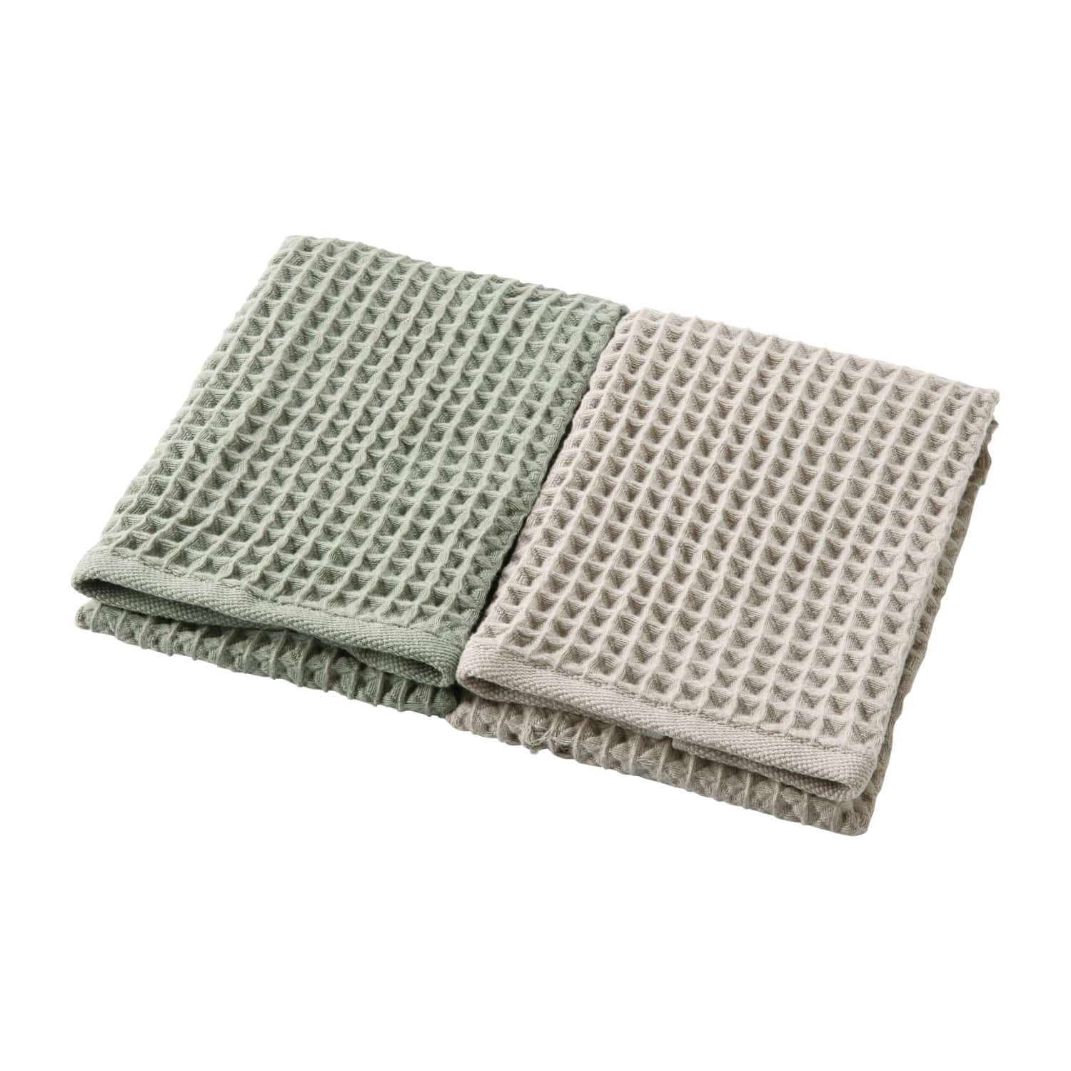 ウチノ 日本の極み エアーワッフル フェイスタオル2枚セット(ミックス