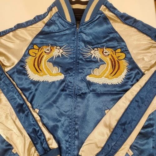 ハワイ柄刺繍リバーシブルスカジャン | 神奈川みやげっと - 神奈川の