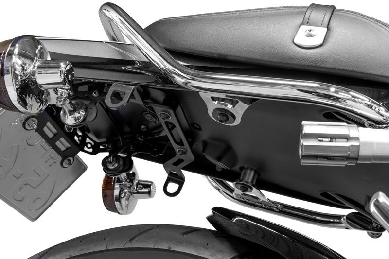 タンデムグラブバー クロームメッキ ARCHIロングテールカウル専用