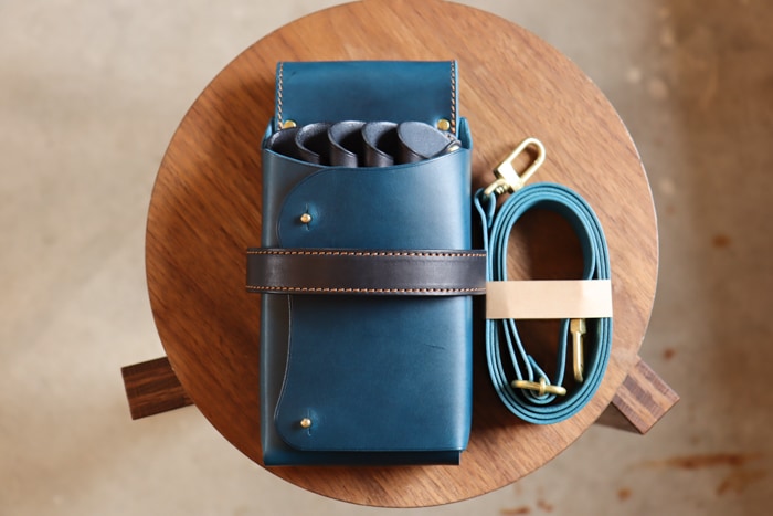 シザーケース本革5丁用 -cube s- |シザーケース専門店｜美容師向け本革