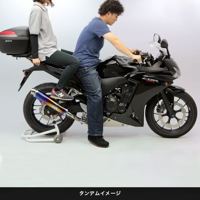 CBR400R CB400F 400X NC47 タンデムグリップ付きリアキャリア