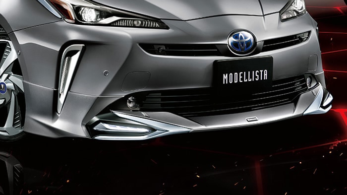 プリウス50系(後期)専用 エアロ3点キット モデリスタ(ICONIC STYLE)を