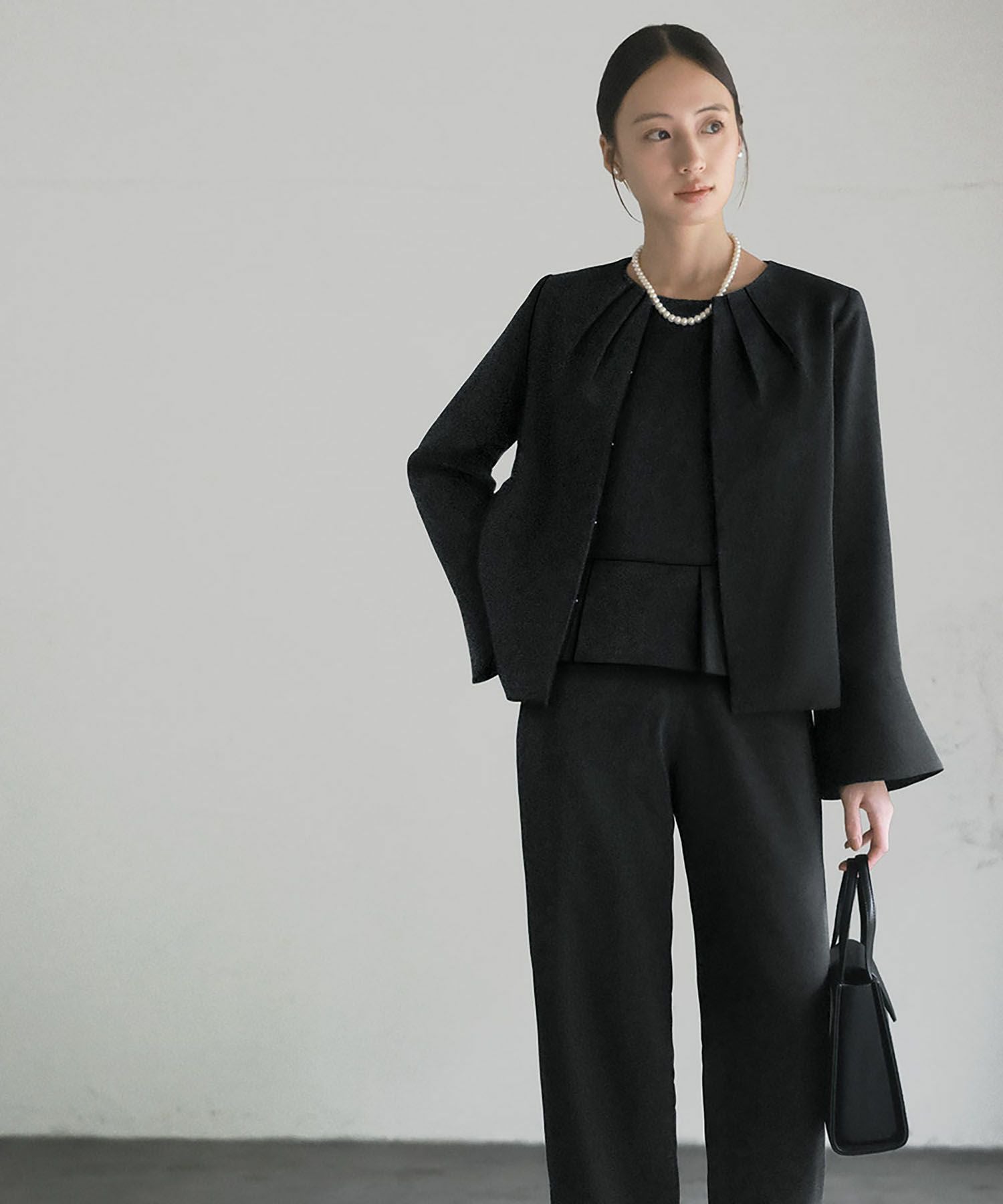 結婚式・お呼ばれ対応 | ジャケット&ブラウス＆パンツセットスーツ