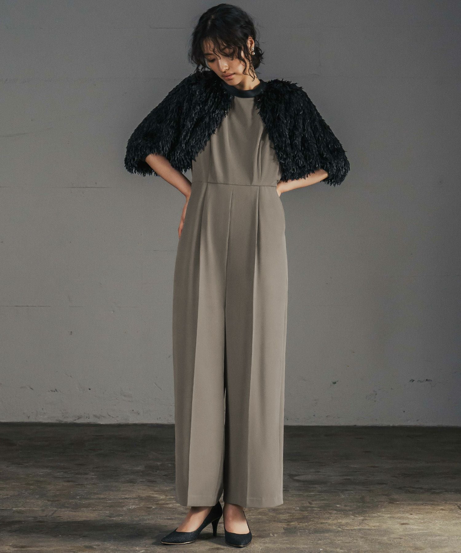 結婚式・お呼ばれ対応 | 2点セットオールインワンパンツドレス