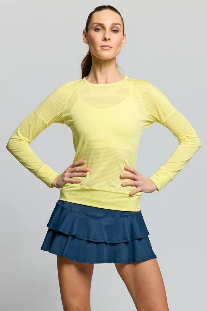 SlayTopスレイトップ|テニスウェア|長袖|LemonDrop | テニスウェア