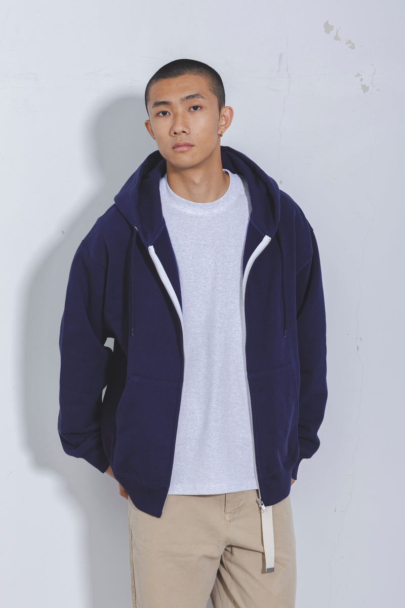 FLEECE ZIP HOODIE 15.5oz（裏起毛スウェットジップパーカー15.5オンス