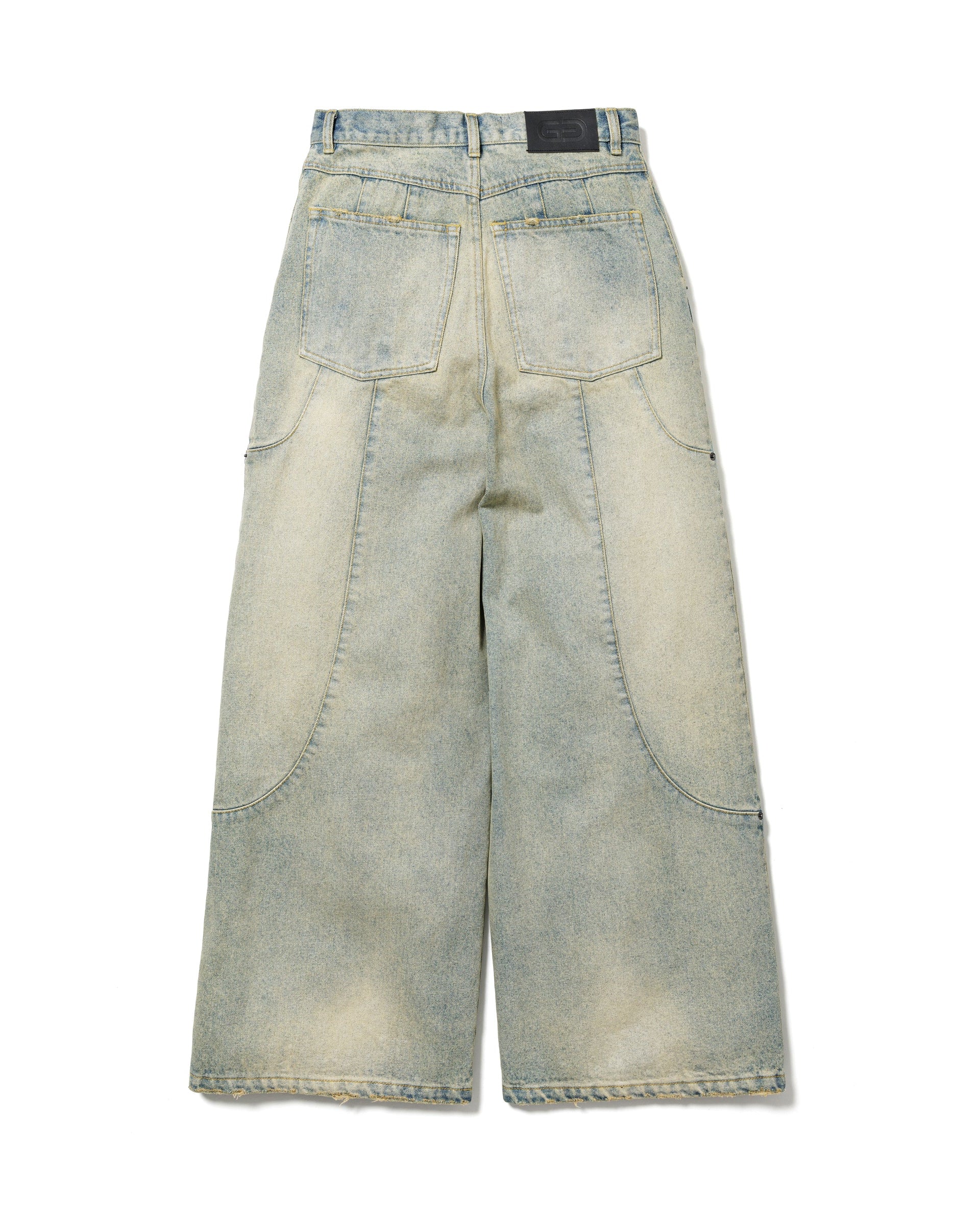 TUCK WIDE DENIM PANTS – GOAT ESSENCE