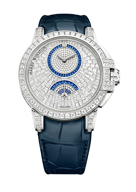 ハリー・ウィンストン、最高峰のダイヤモンドが輝くムーンフェイズ付き