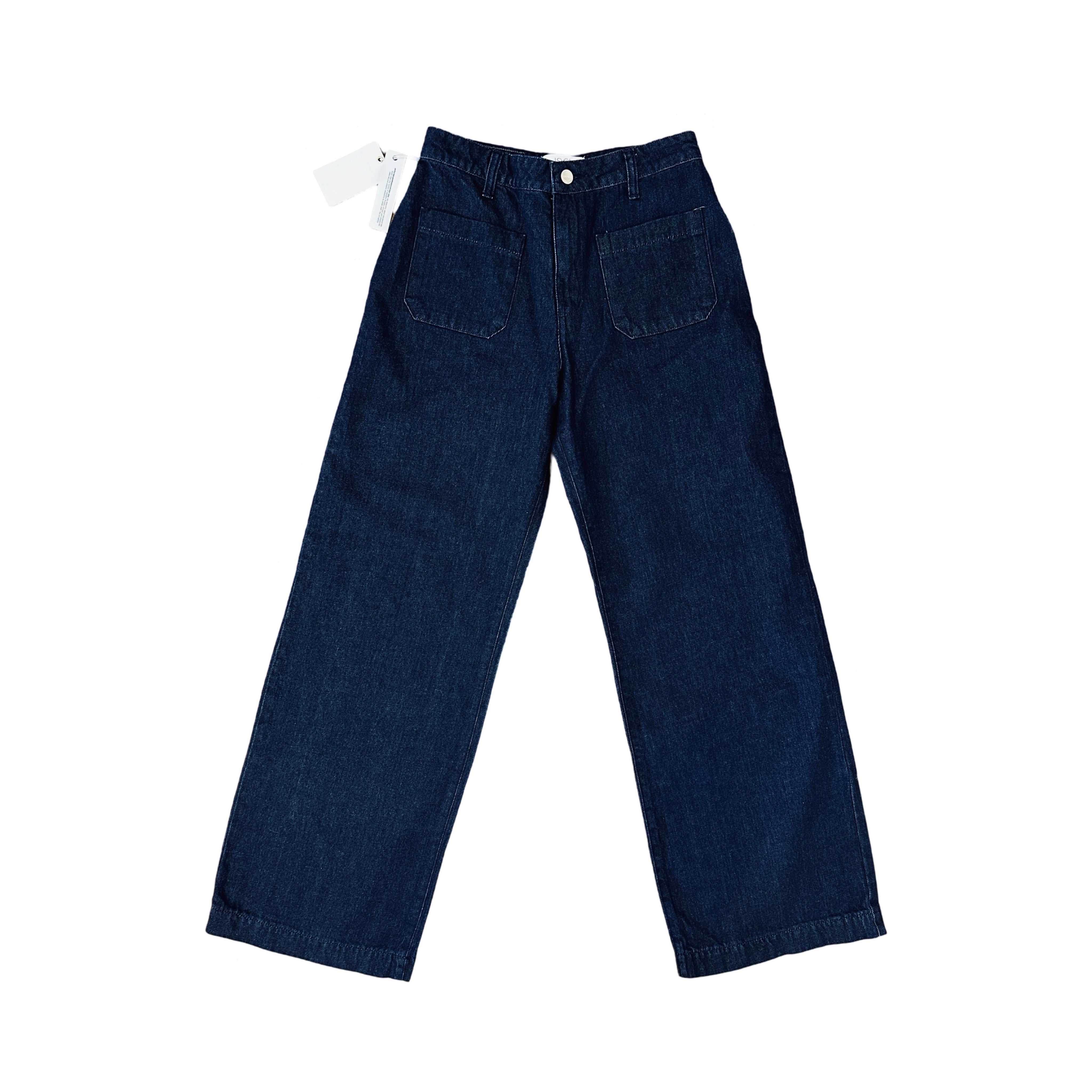 Margot Denim Jean - Rinsed Wash Indigo – Goldfinch the Label