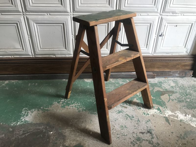 ステップラダー/アンティーク脚立