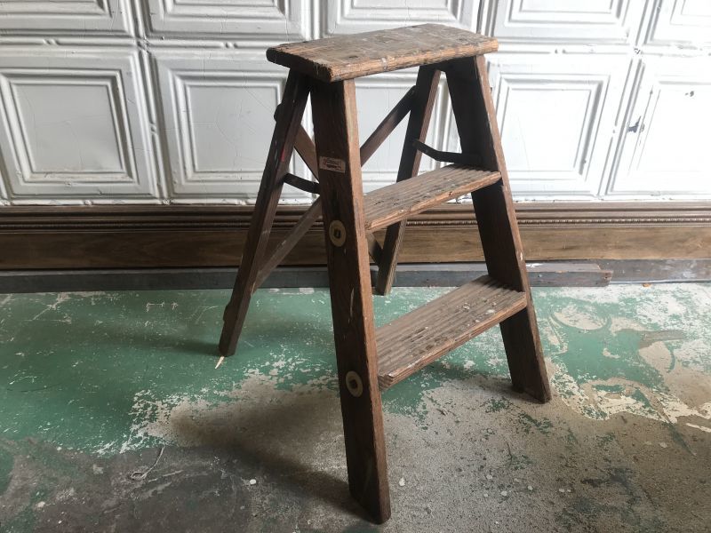 ステップラダー/アンティーク脚立