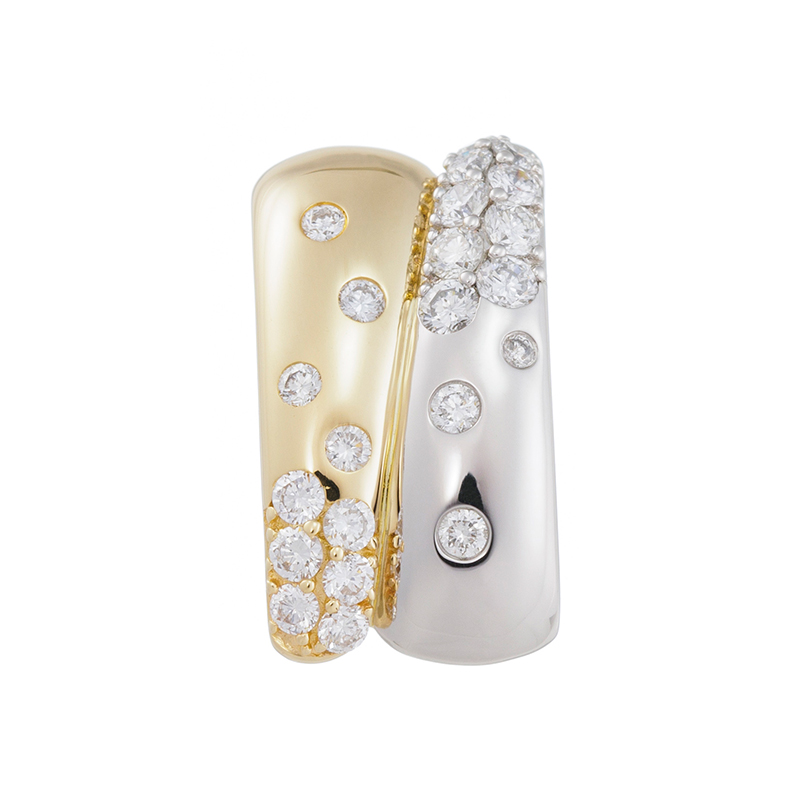 K18YG ダイヤモンド 白蝶貝 キルティング ペンダントトップ D 約0.01ct