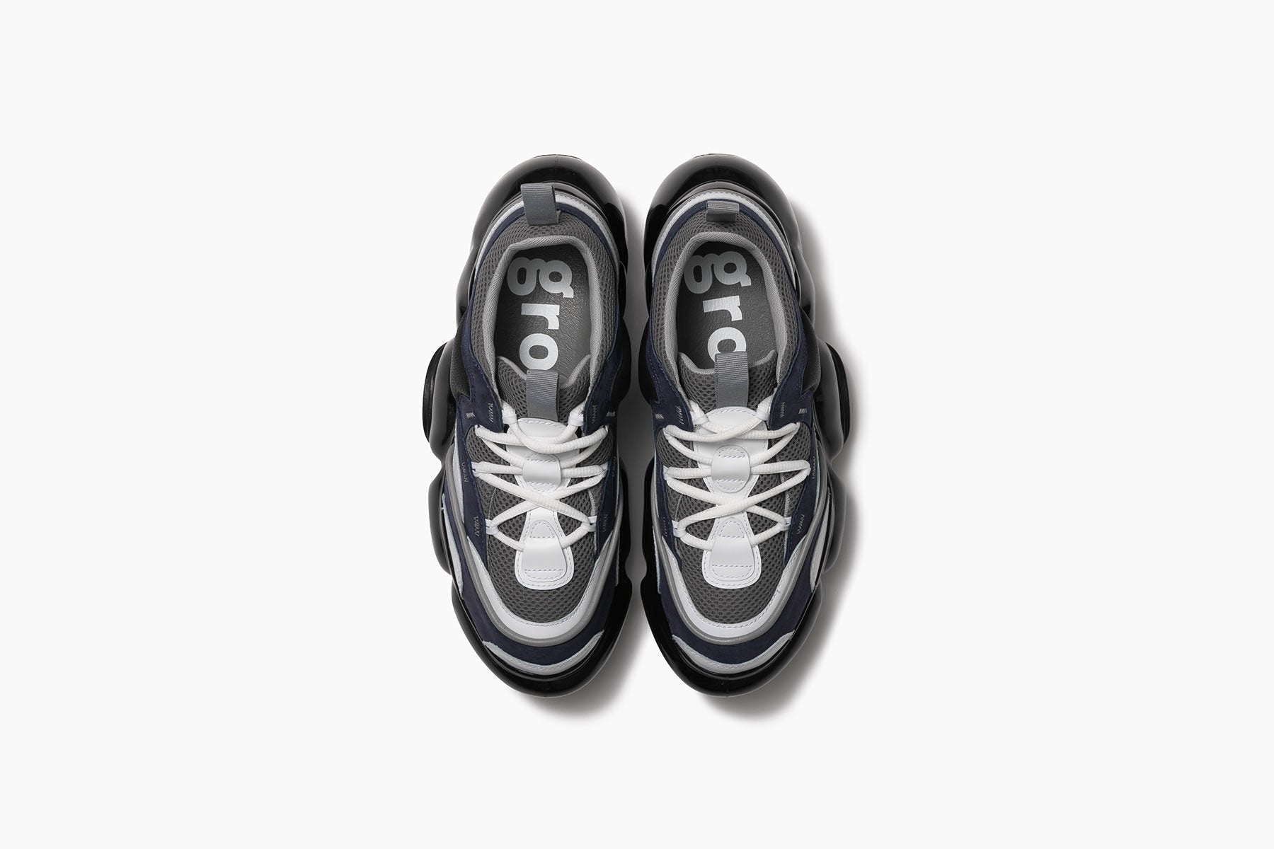 MOOPIE JAWS - NIGHT GRAY / BLACK SOLID (ムーピー ジョーズ ナイト