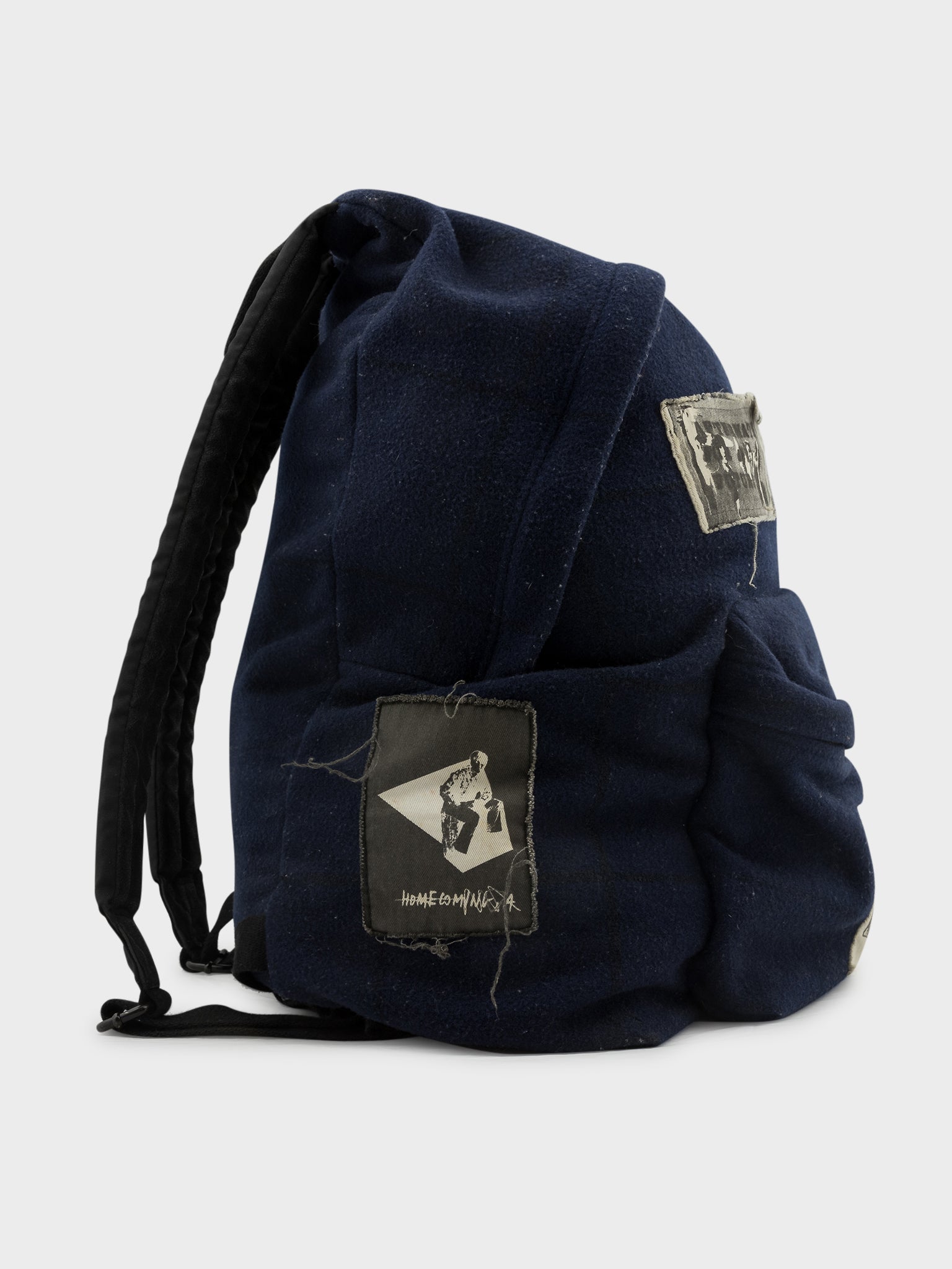 Buy Raf Simons Eastpak Patched Wool Backpack Online at Groupie