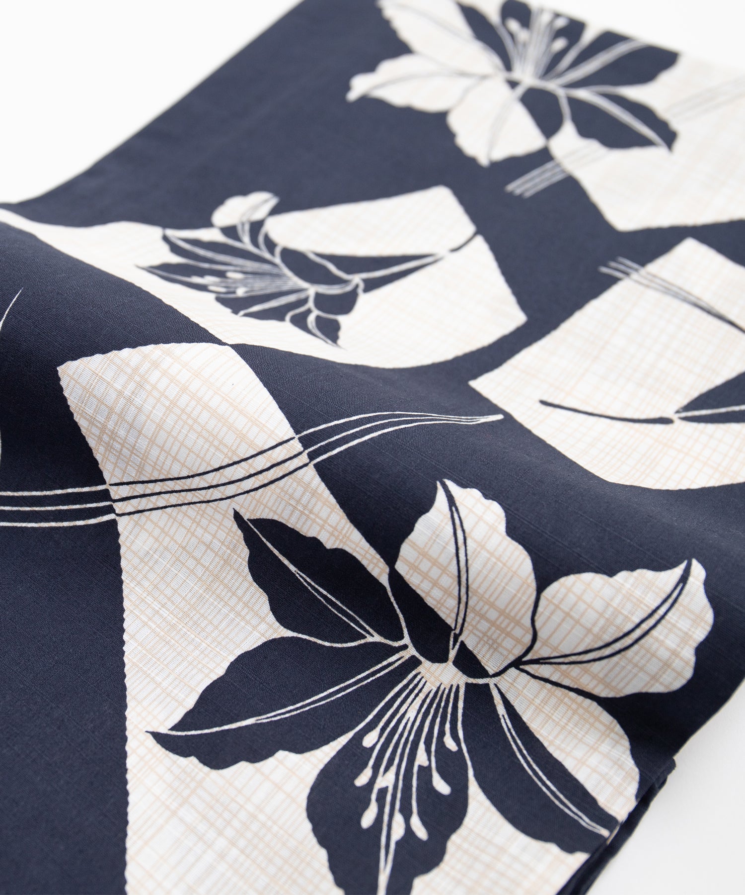 こだわり浴衣5点セット (浴衣/帯/下駄/腰紐/着付け冊子) 変わり織生地