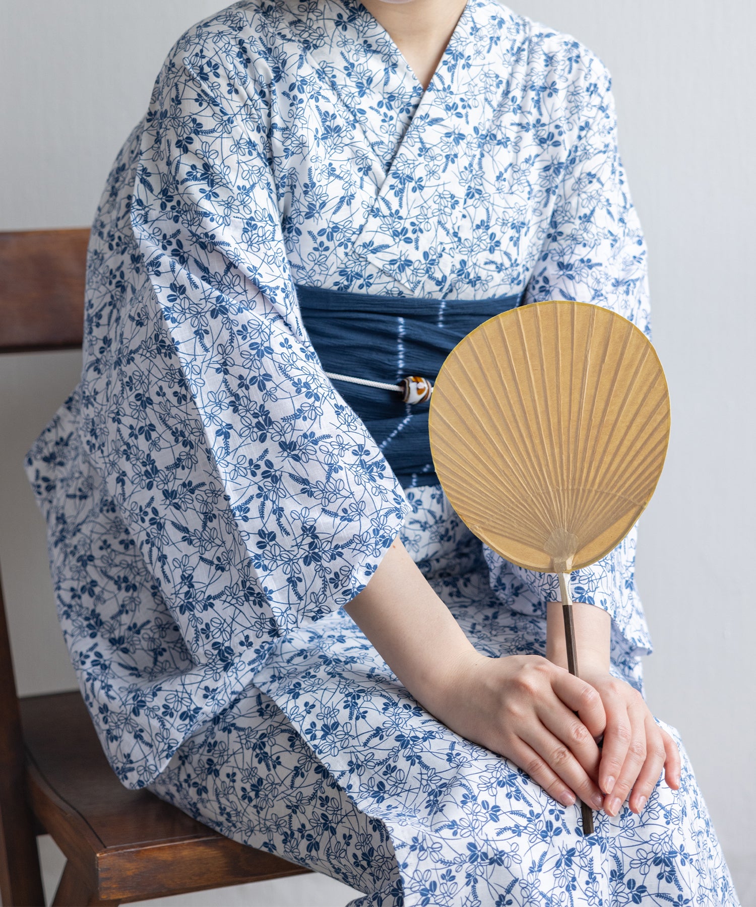 二橋染工場】捺染こだわり浴衣2点セットby yukatakan grace – ゆかた館