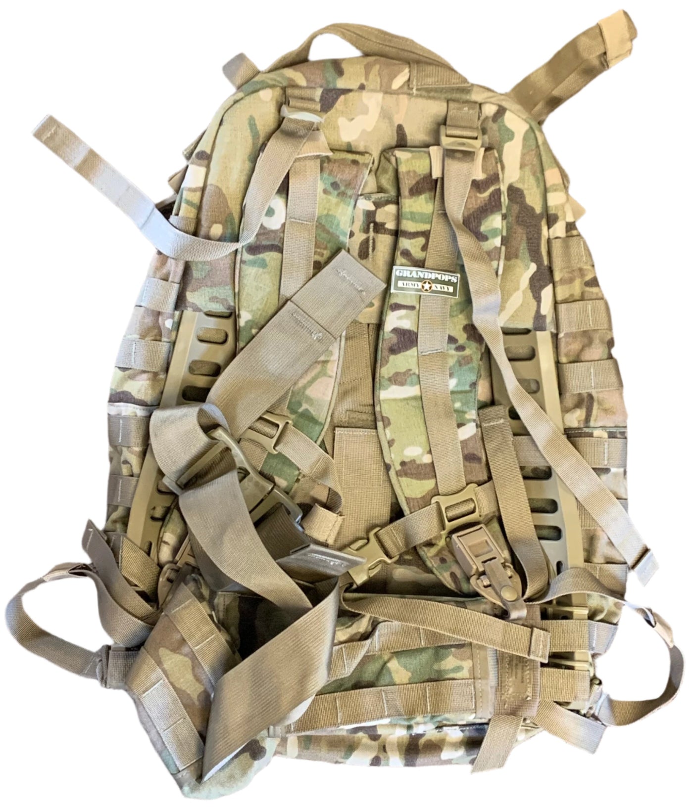 U.S. Army MultiCam MOLLE II Medium Rucksack USED – GRANDPOPSARMYNAVY