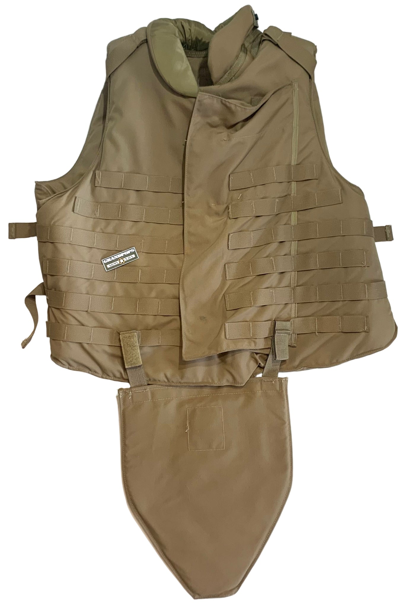 U.S. Military Coyote Brown Interceptor OTV Plate Carrier W/ Add
