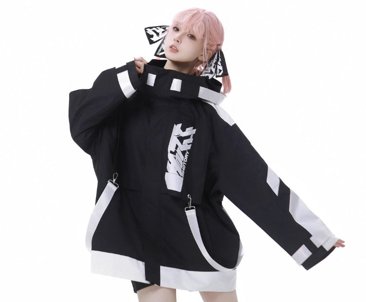 天使界隈 未来派スタイル ジャケットセットアップ – 個性的な