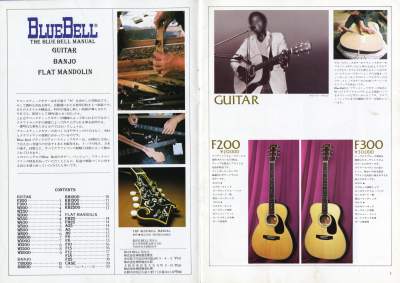 ブルーベル アコースティックギターカタログ 1976