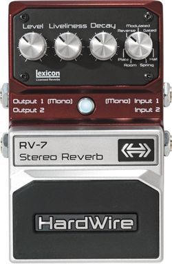 Gear Review: DigiTech Hardwire RV-7 Stereo Reverb | Guitar Gear