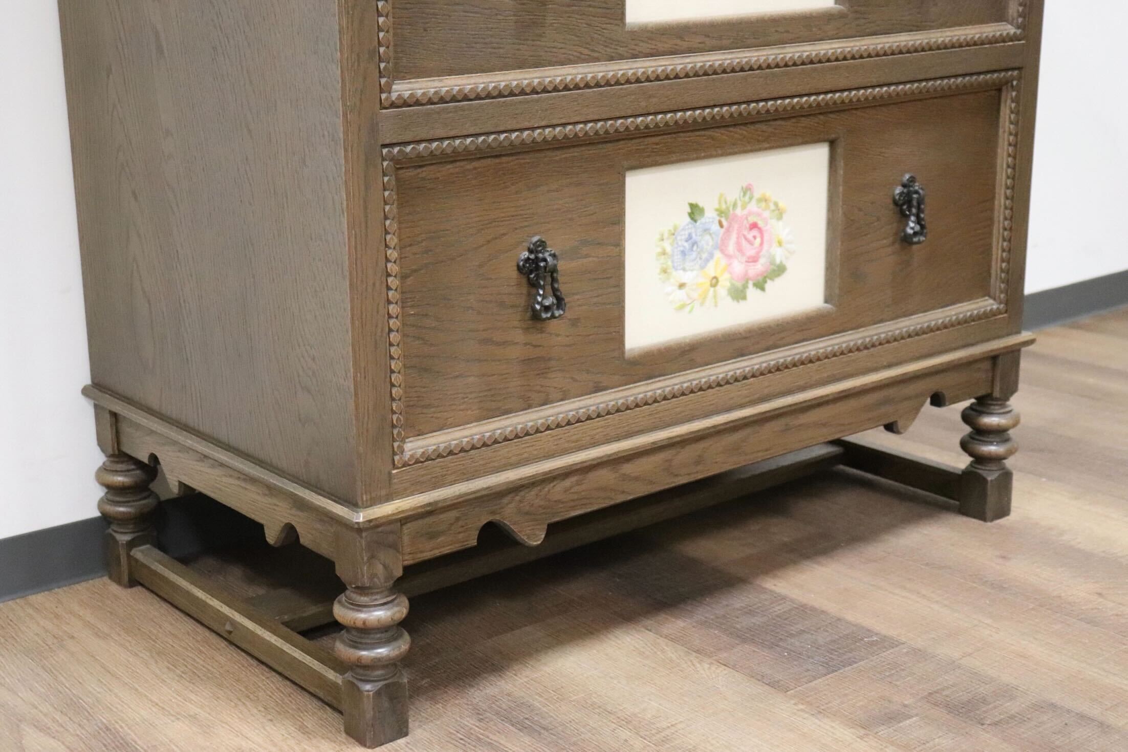 EHK65 永田良介商店 小物整理ダンス 50万 ナラ材(オーク材) 神戸洋家具