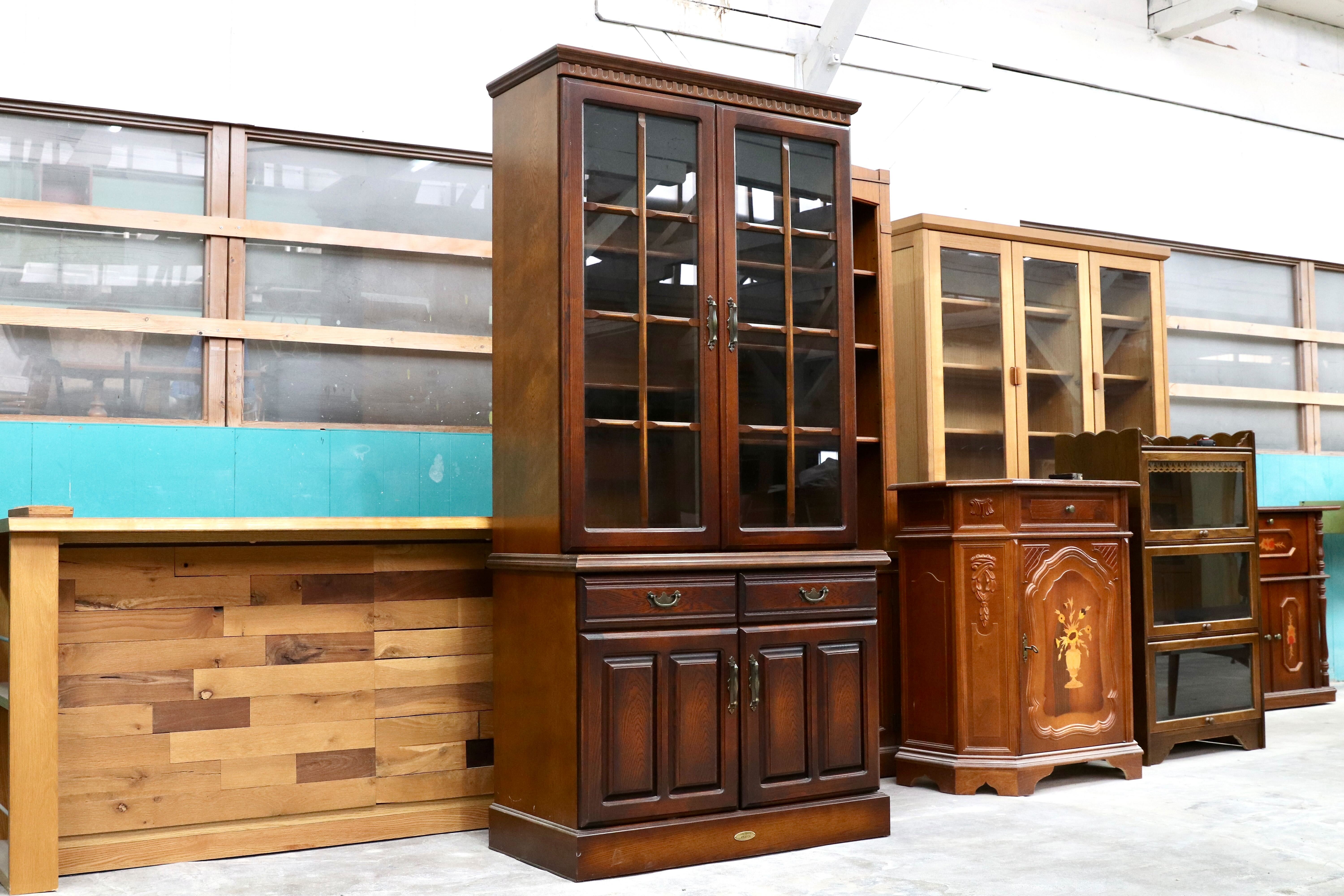 GMHS422○ATLANTA / アトランタ IDF大田長 食器棚 キャビネット 飾り棚