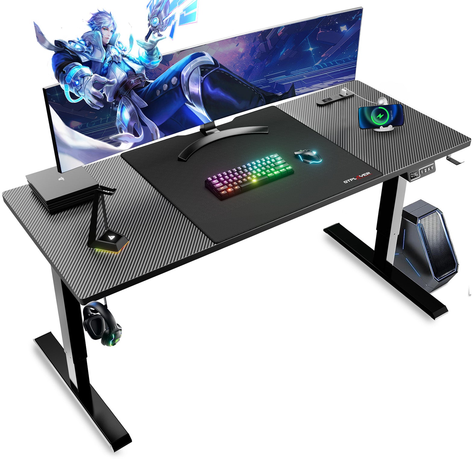 ゲーミングデスク 電動昇降式 GTS112