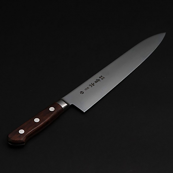 築地有次] 洋包丁A合金鋼ツバ付牛刀210mm【常温便】の通販・お取り寄せ