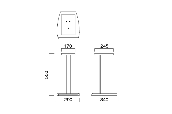 SB-302 [完売] スピーカースタンド | 製品情報 | HAMILeX