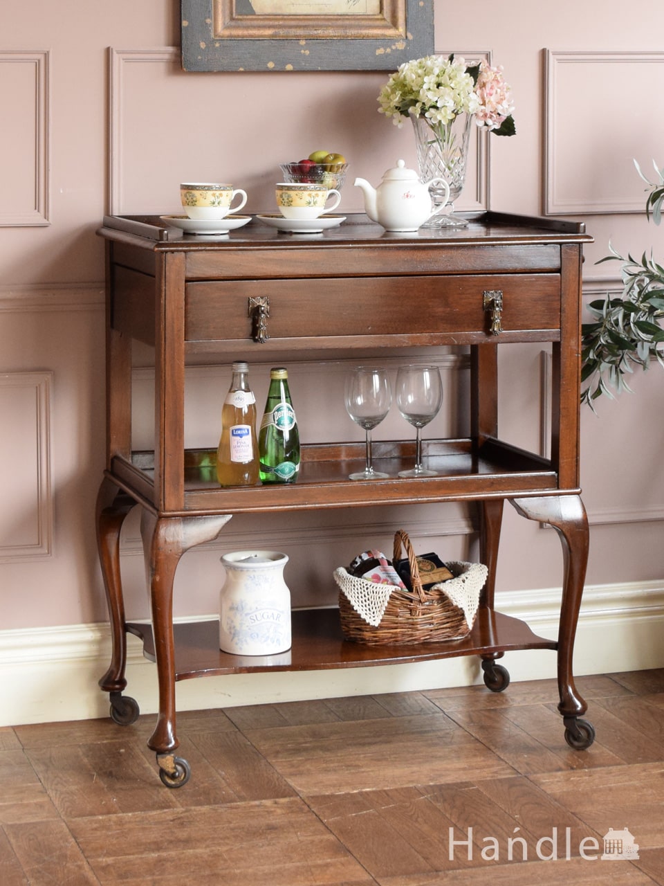 アンティーク トロリー （ワゴン）(d-634)｜アンティーク家具