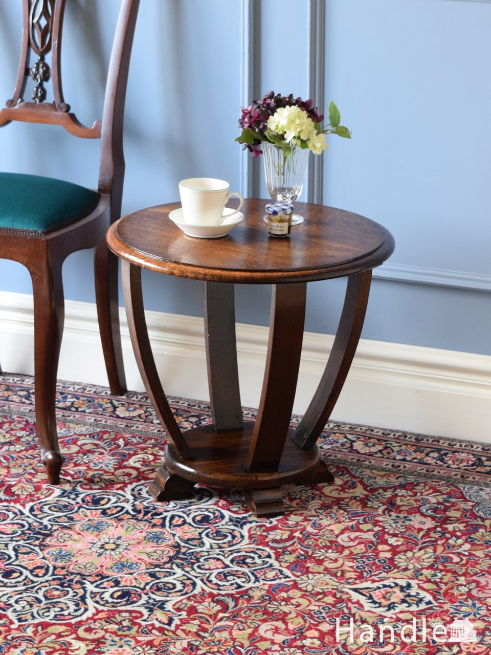 イタリアMedea社のアール・ヌーヴォー様式ローテーブル サイドテーブル