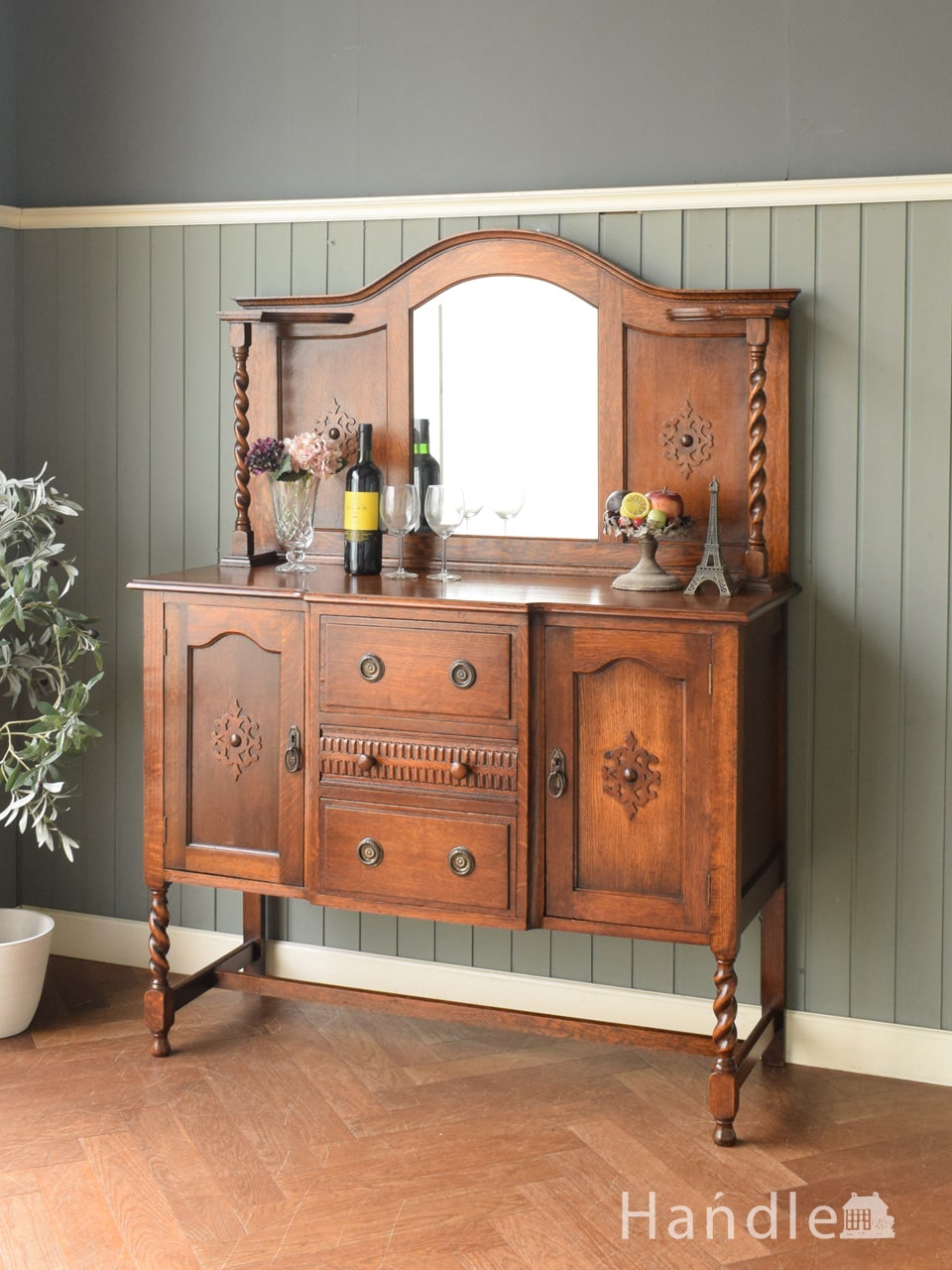 アンティーク キャビネット(d-386)｜アンティーク家具