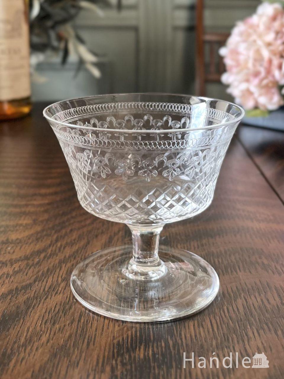 英国アンティークのPall Mallガラス、Lady Hamiltonのクリスタルグラス