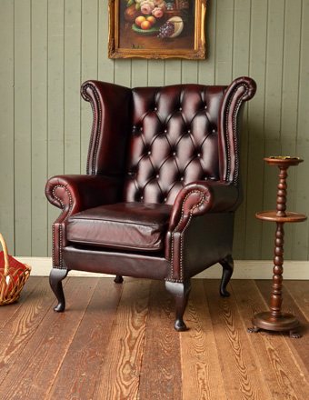 英国アンティーク ウィングバック チェア(k-764-c)｜アンティーク
