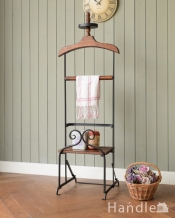 アンティーク調のおしゃれな傘立て、アイアンのアンブレラスタンド(鍵