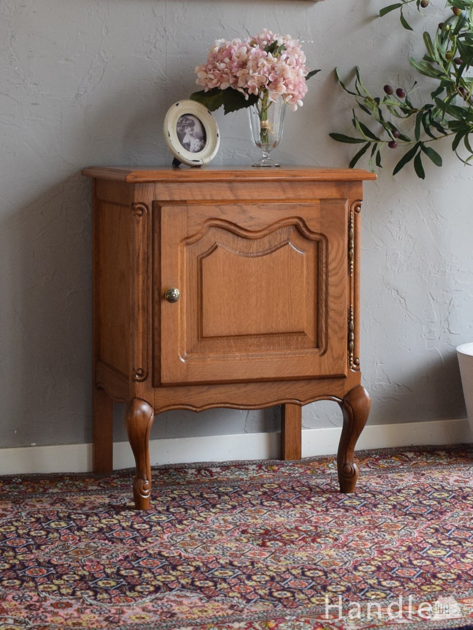 アンティークのキレイな英国家具、マホガニー材のコールボックス(j