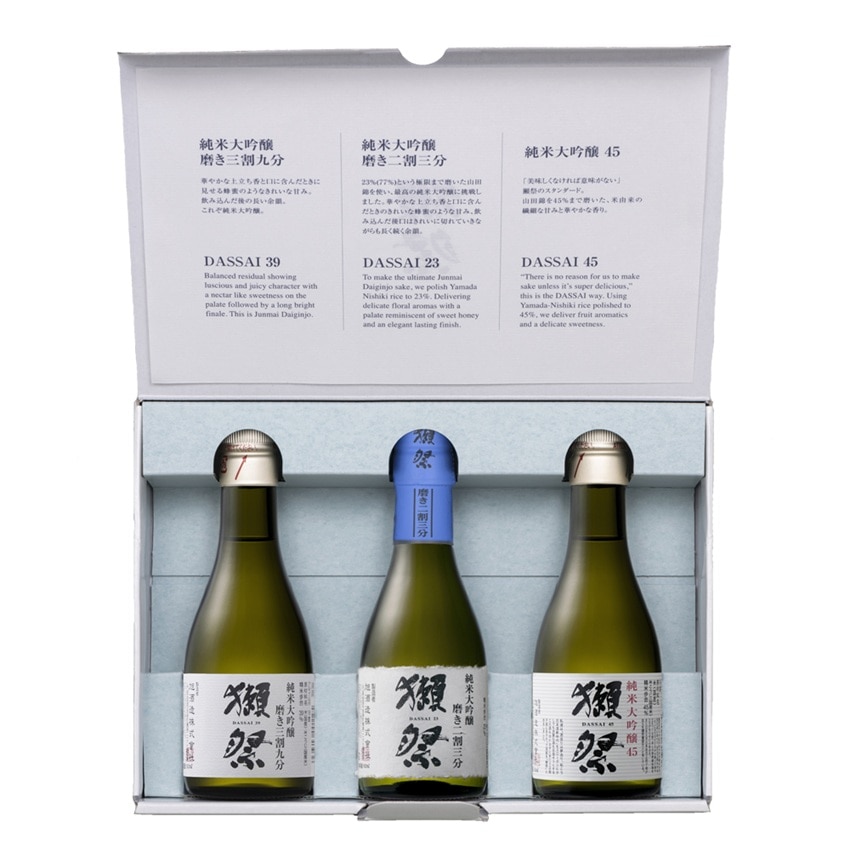 獺祭 おためしセット 180ml 3本セット: HANEDA Shopping | HANEDA