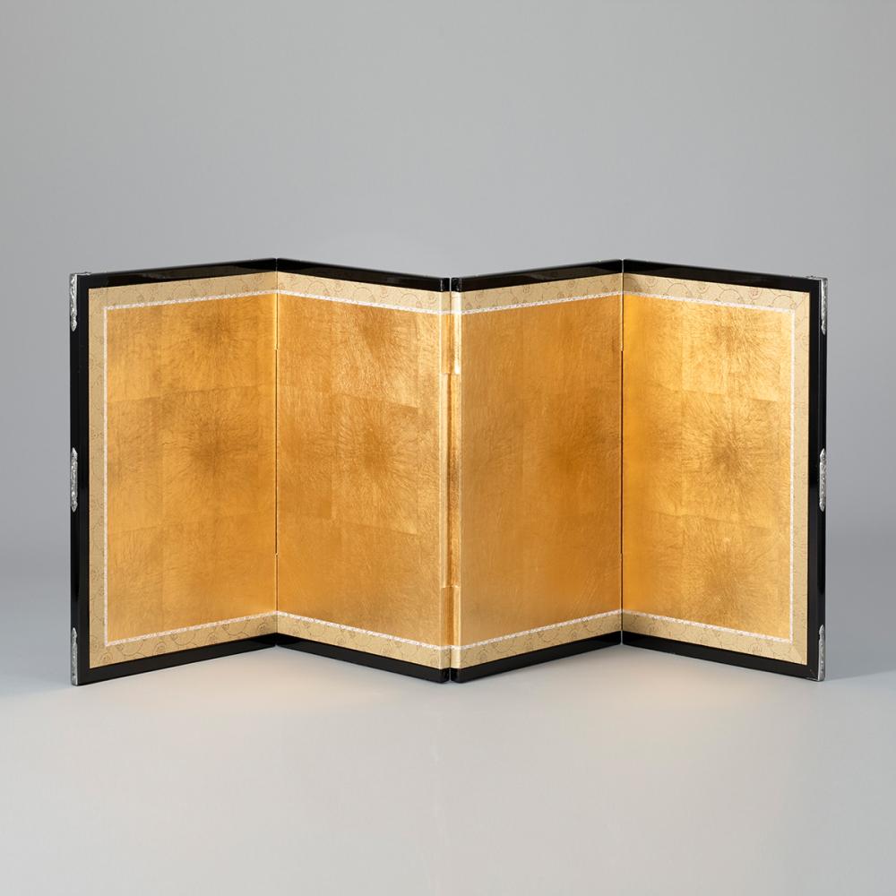 箔一 hakuichi 金箔 金沢箔 金沢 工芸品 金沢箔屏風 二曲小屏風
