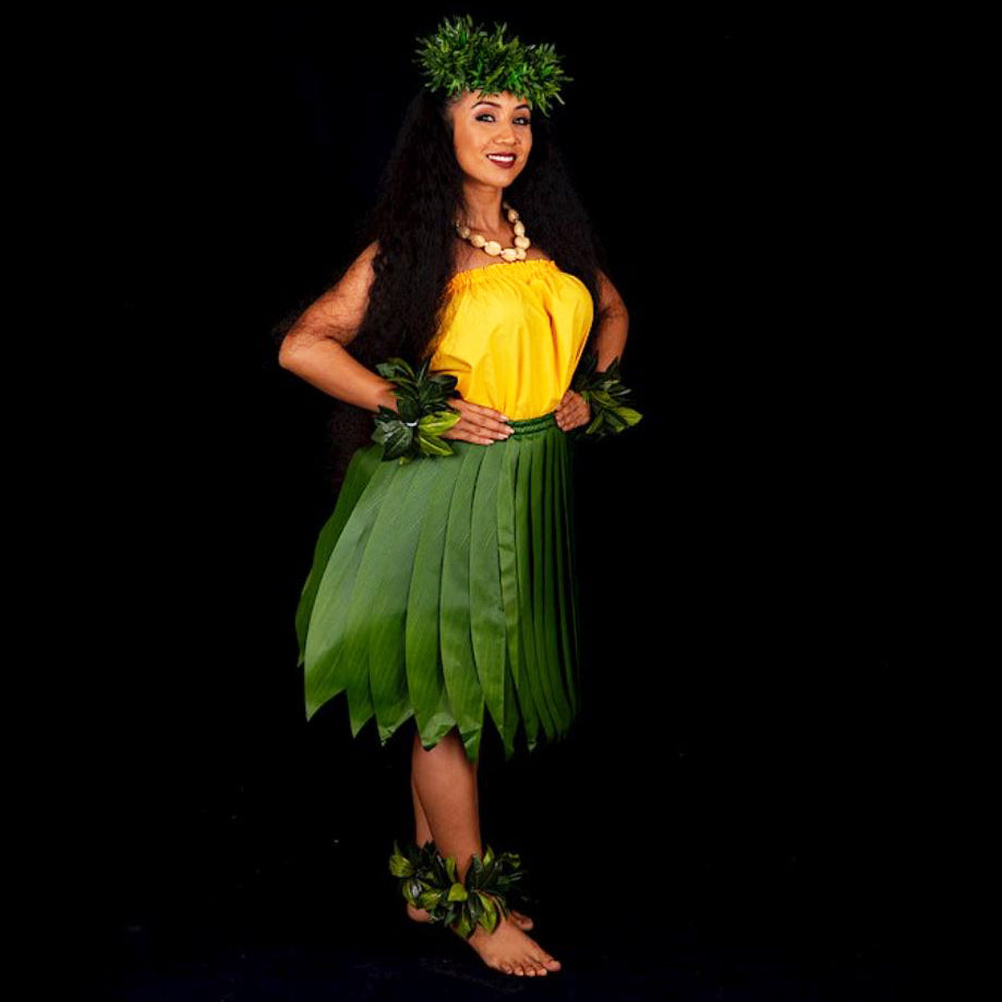 Hawaiian Hula Supplies Keiki Skirt [Tea Leaf] – Halehawaiian