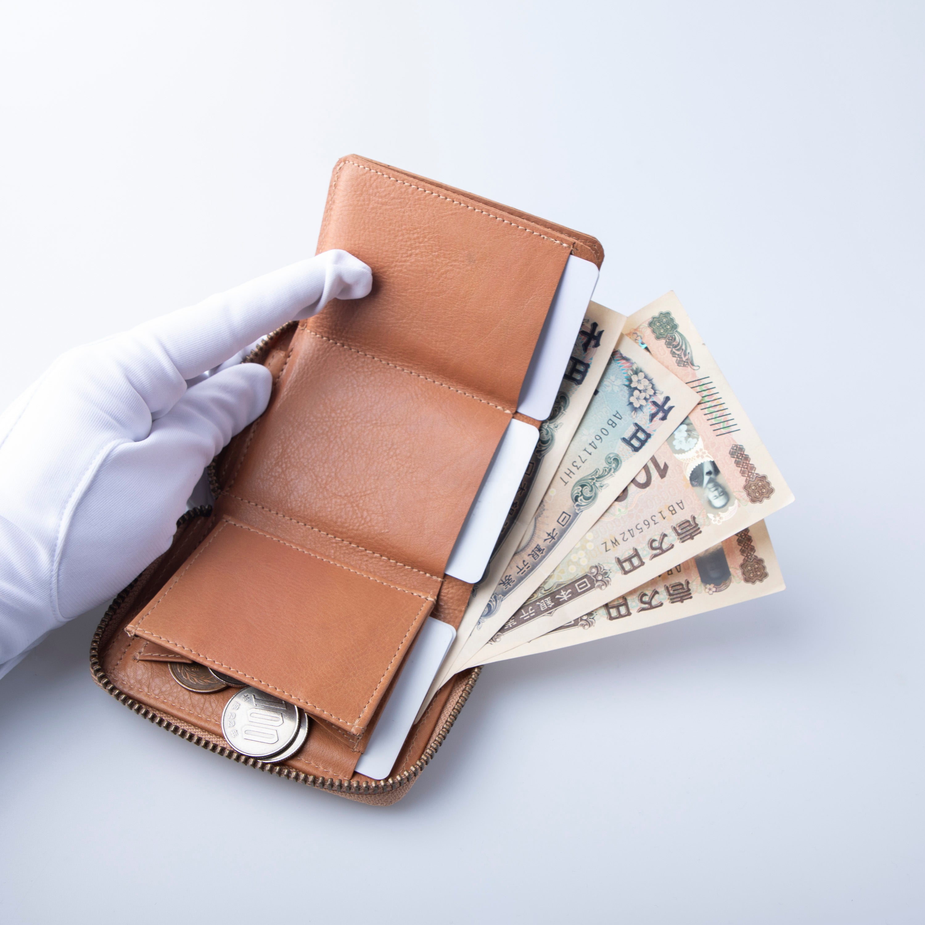 三つ折り財布 Libera レザー Hallelujah